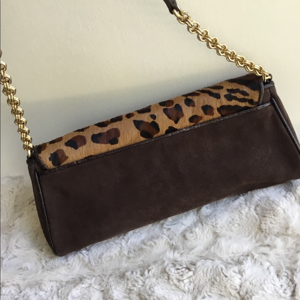 Calf hair & leather Ann Taylor bag - Picture 4 of 8